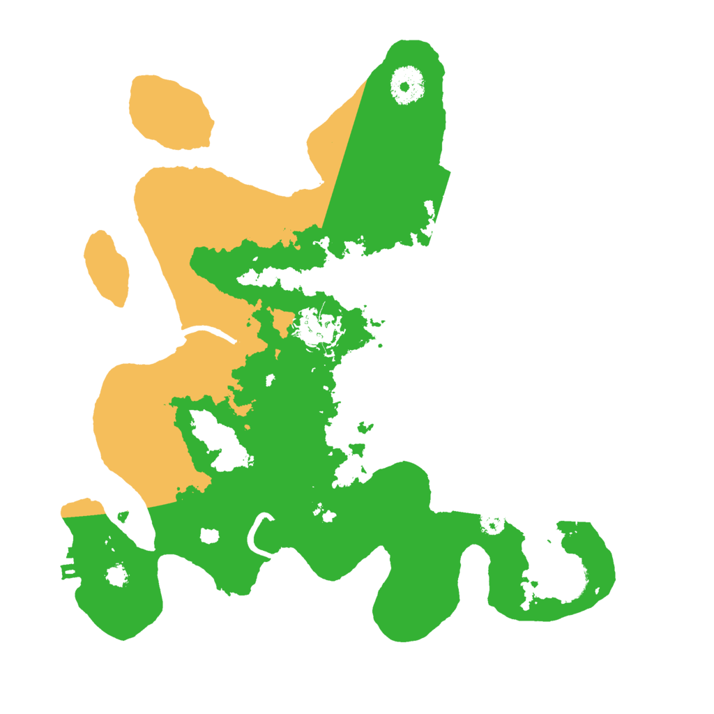 Biome Rust Map: Procedural Map, Size: 3000, Seed: 888868372