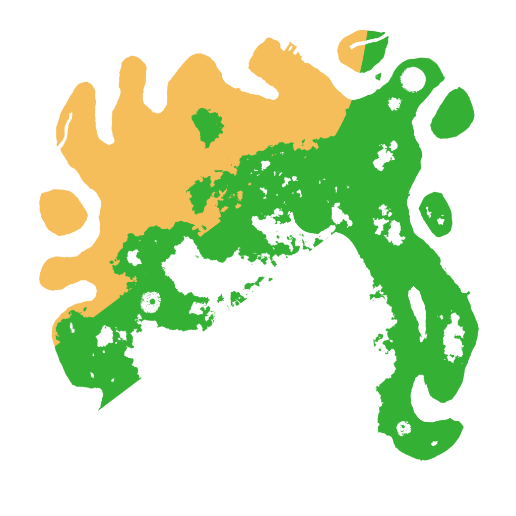 Biome Rust Map: Procedural Map, Size: 3700, Seed: 2028353595