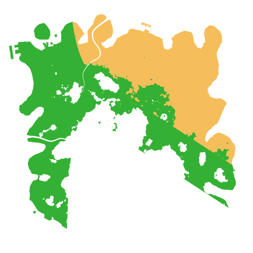 Biome Rust Map: Procedural Map, Size: 3800, Seed: 2080756197