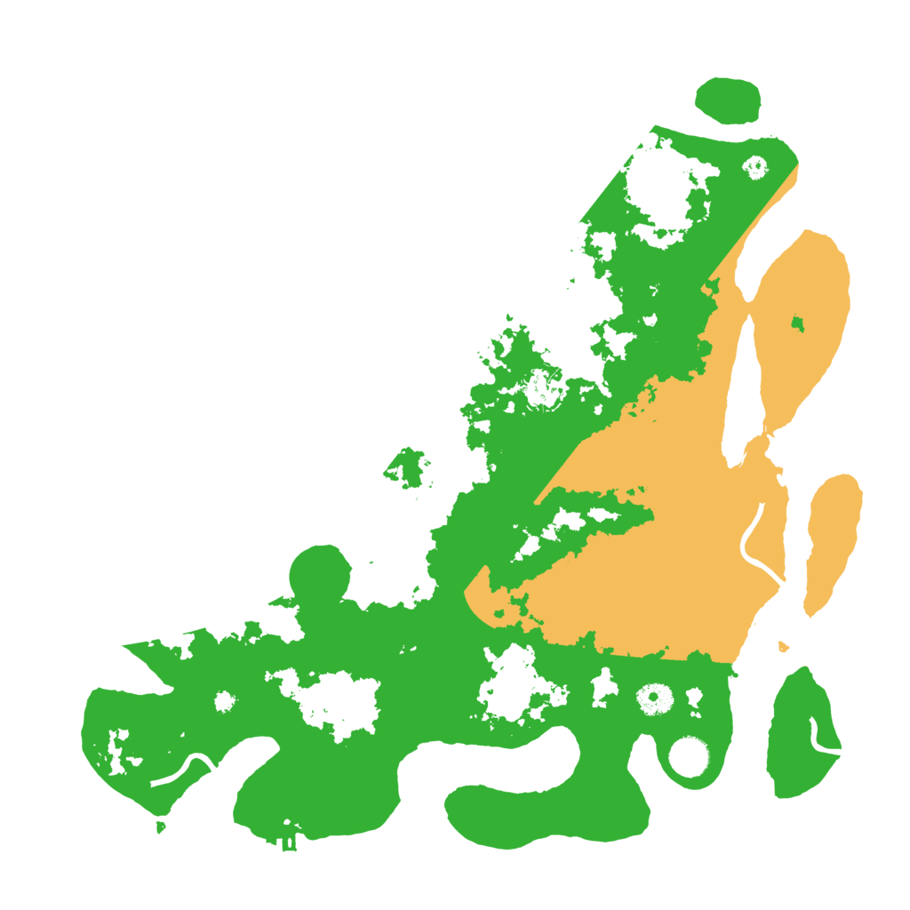 Biome Rust Map: Procedural Map, Size: 4000, Seed: 4390