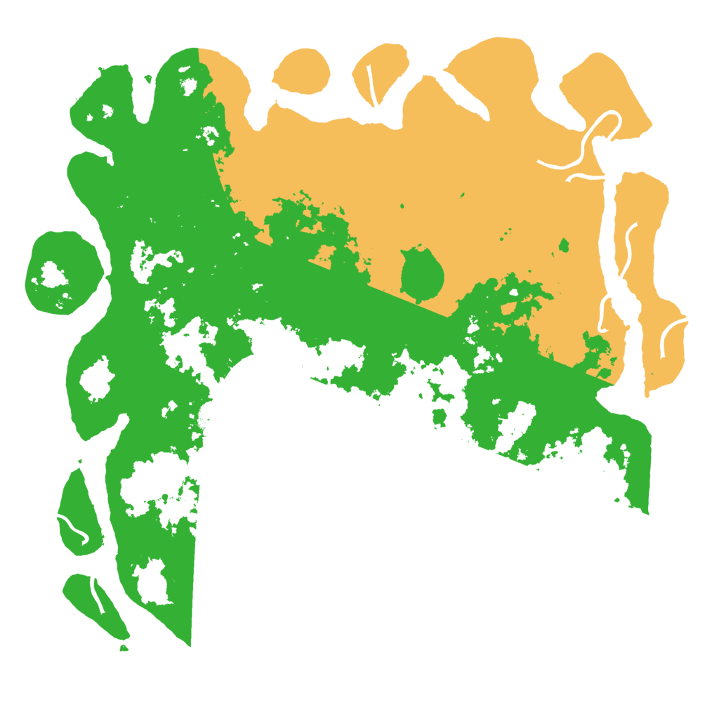 Biome Rust Map: Procedural Map, Size: 4500, Seed: 82574745