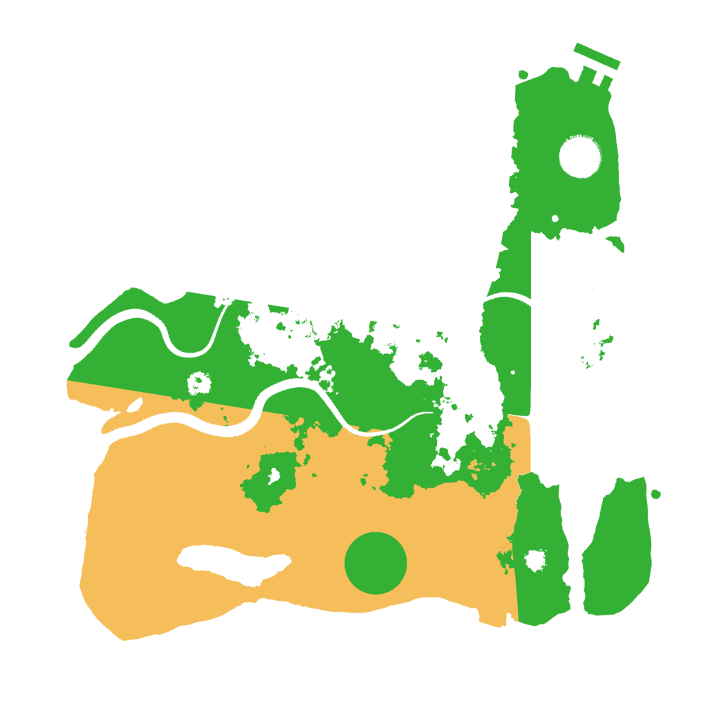 Biome Rust Map: Procedural Map, Size: 3000, Seed: 74322