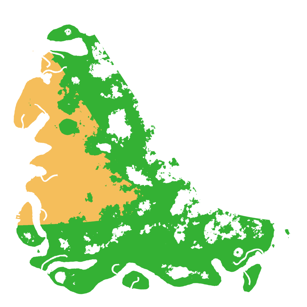 Biome Rust Map: Procedural Map, Size: 5000, Seed: 313426691