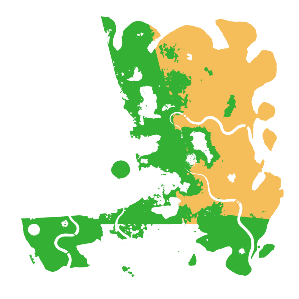 Biome Rust Map: Procedural Map, Size: 4500, Seed: 1861434226