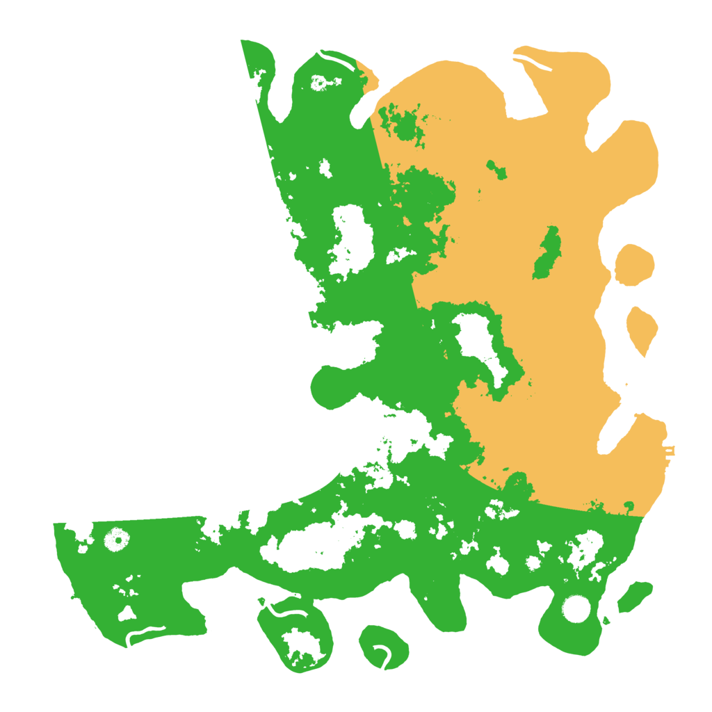 Biome Rust Map: Procedural Map, Size: 4500, Seed: 1861434226