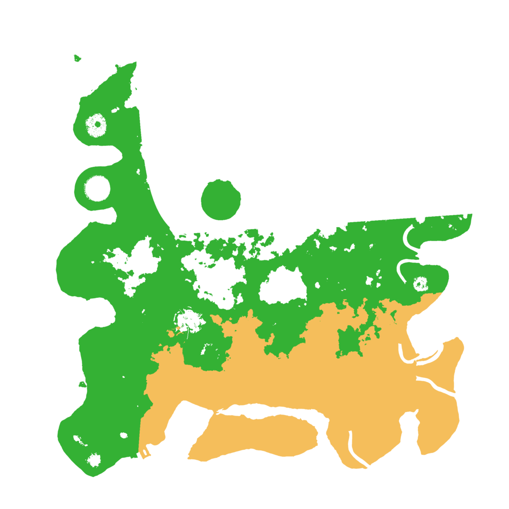 Biome Rust Map: Procedural Map, Size: 3500, Seed: 569692969