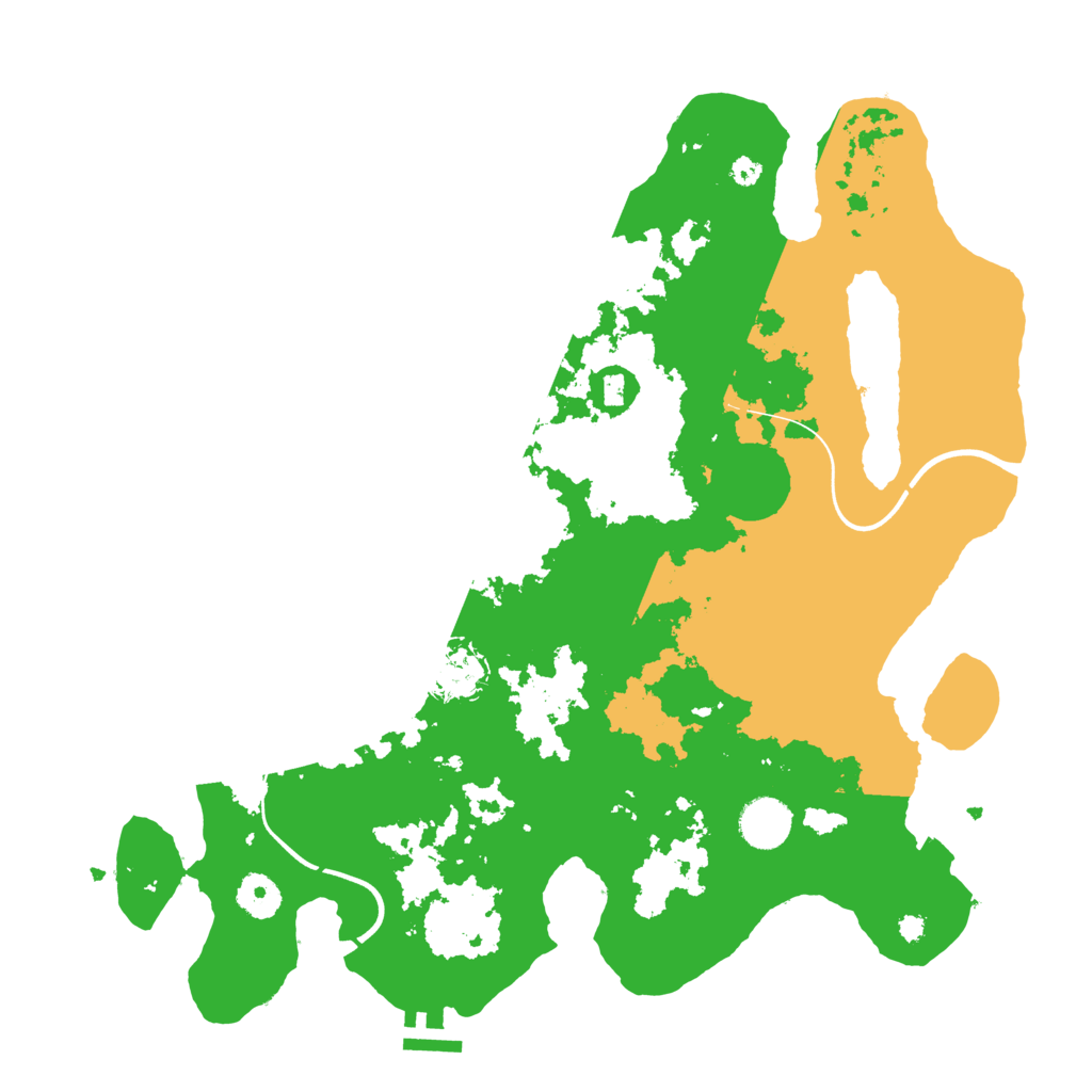 Biome Rust Map: Procedural Map, Size: 3750, Seed: 142373169