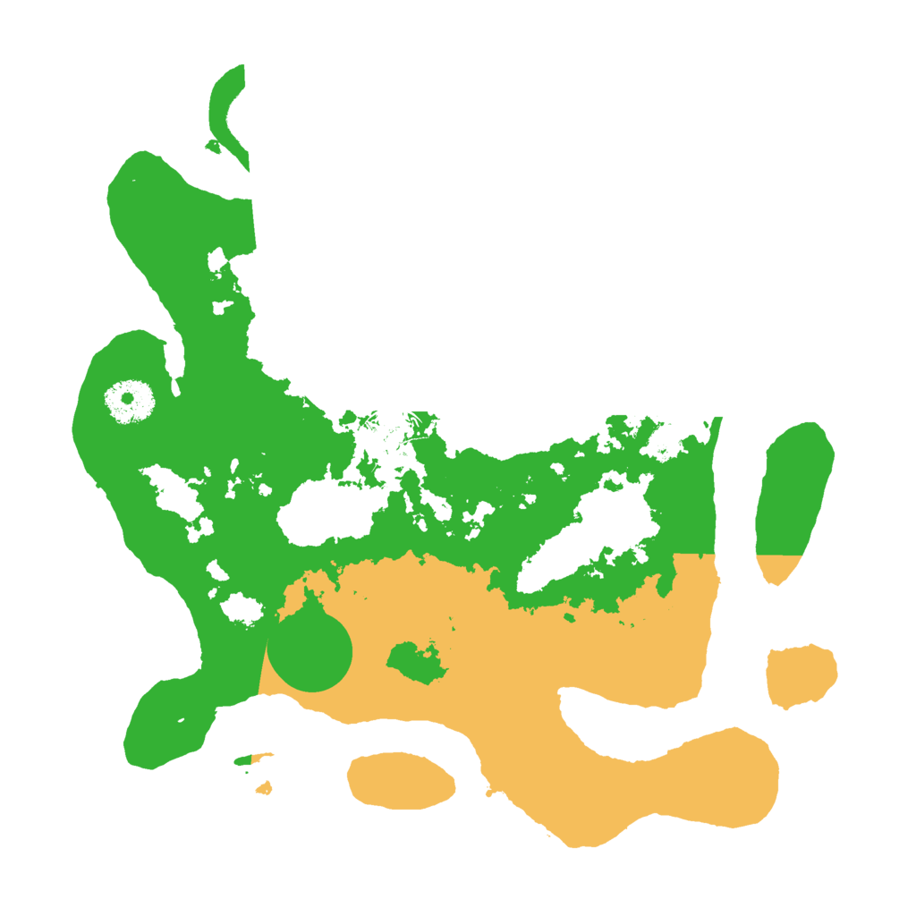 Biome Rust Map: Procedural Map, Size: 3000, Seed: 30296