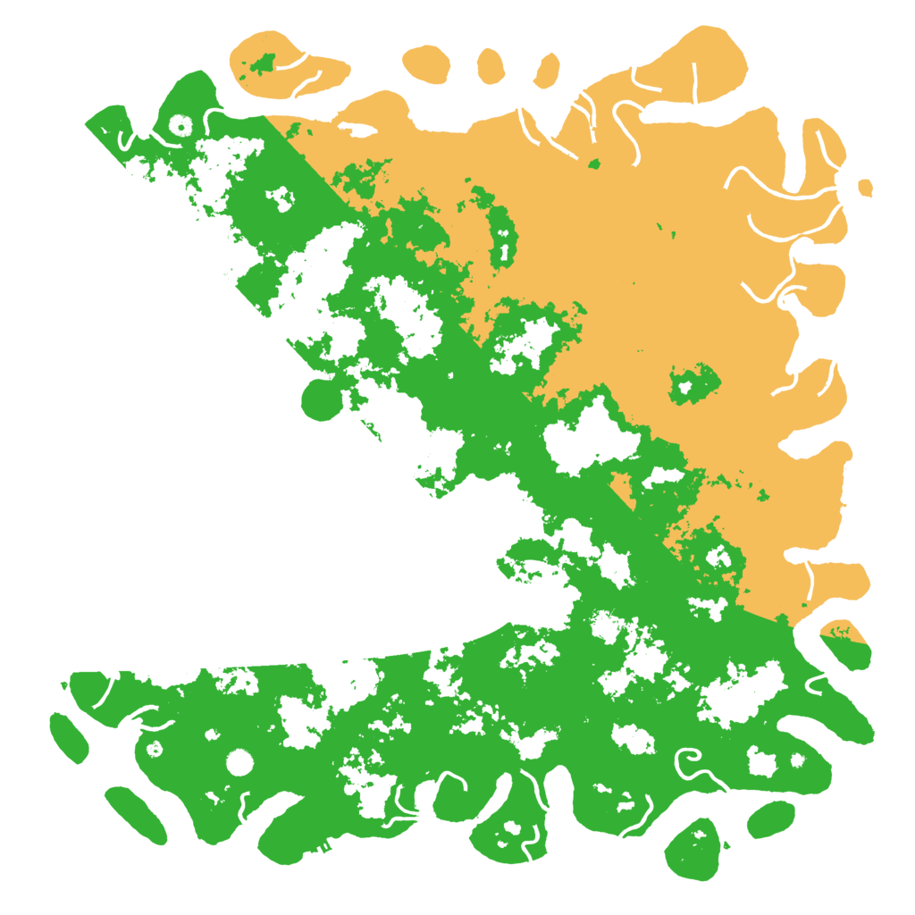 Biome Rust Map: Procedural Map, Size: 6000, Seed: 637209