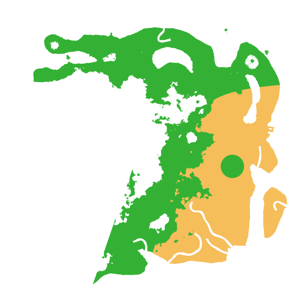 Biome Rust Map: Procedural Map, Size: 3500, Seed: 1568066625