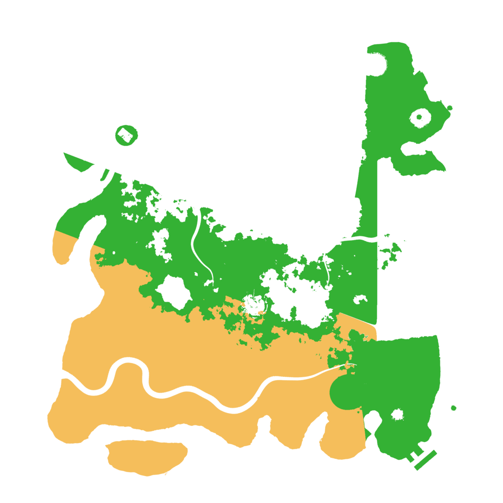 Biome Rust Map: Procedural Map, Size: 3850, Seed: 1007076795