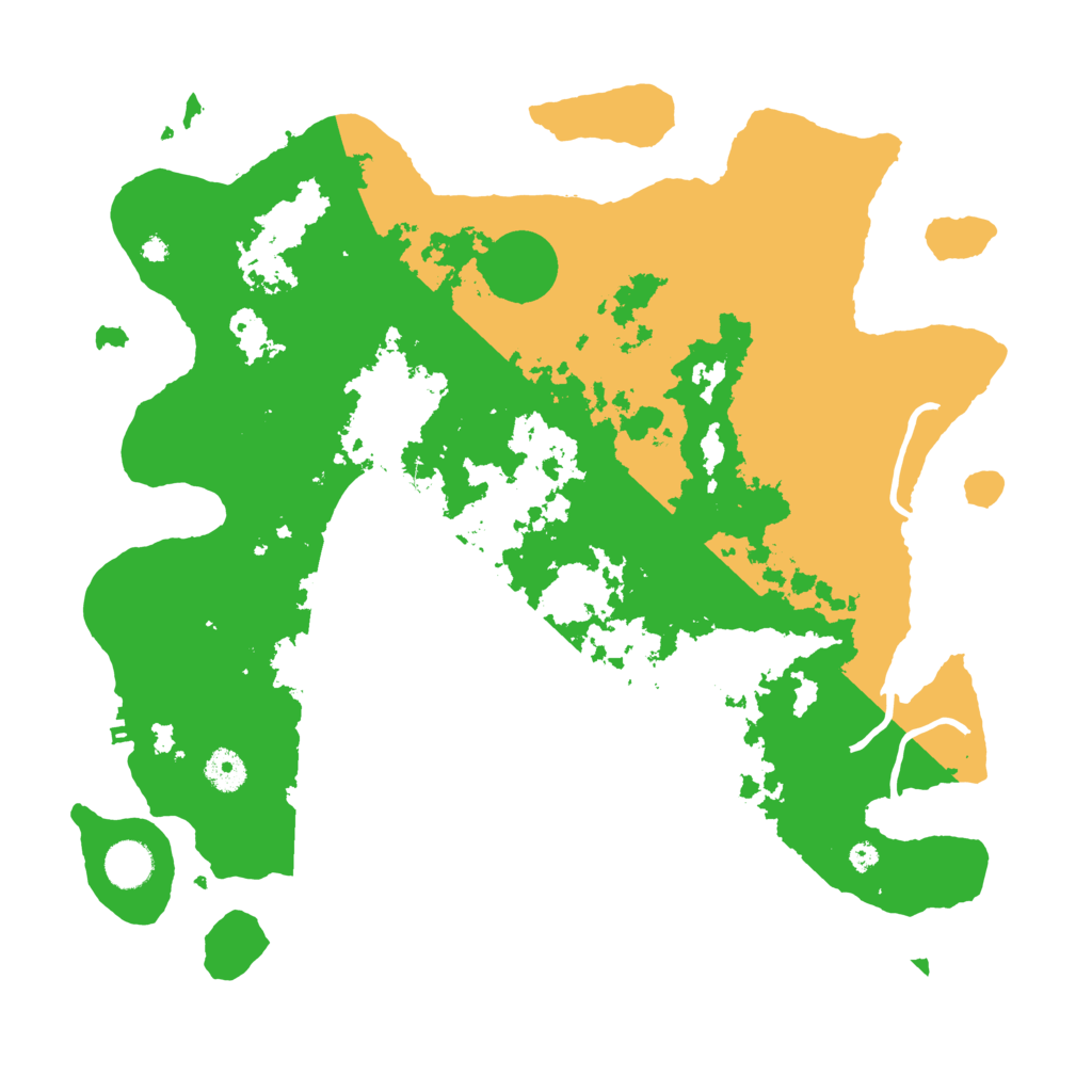 Biome Rust Map: Procedural Map, Size: 4000, Seed: 157329
