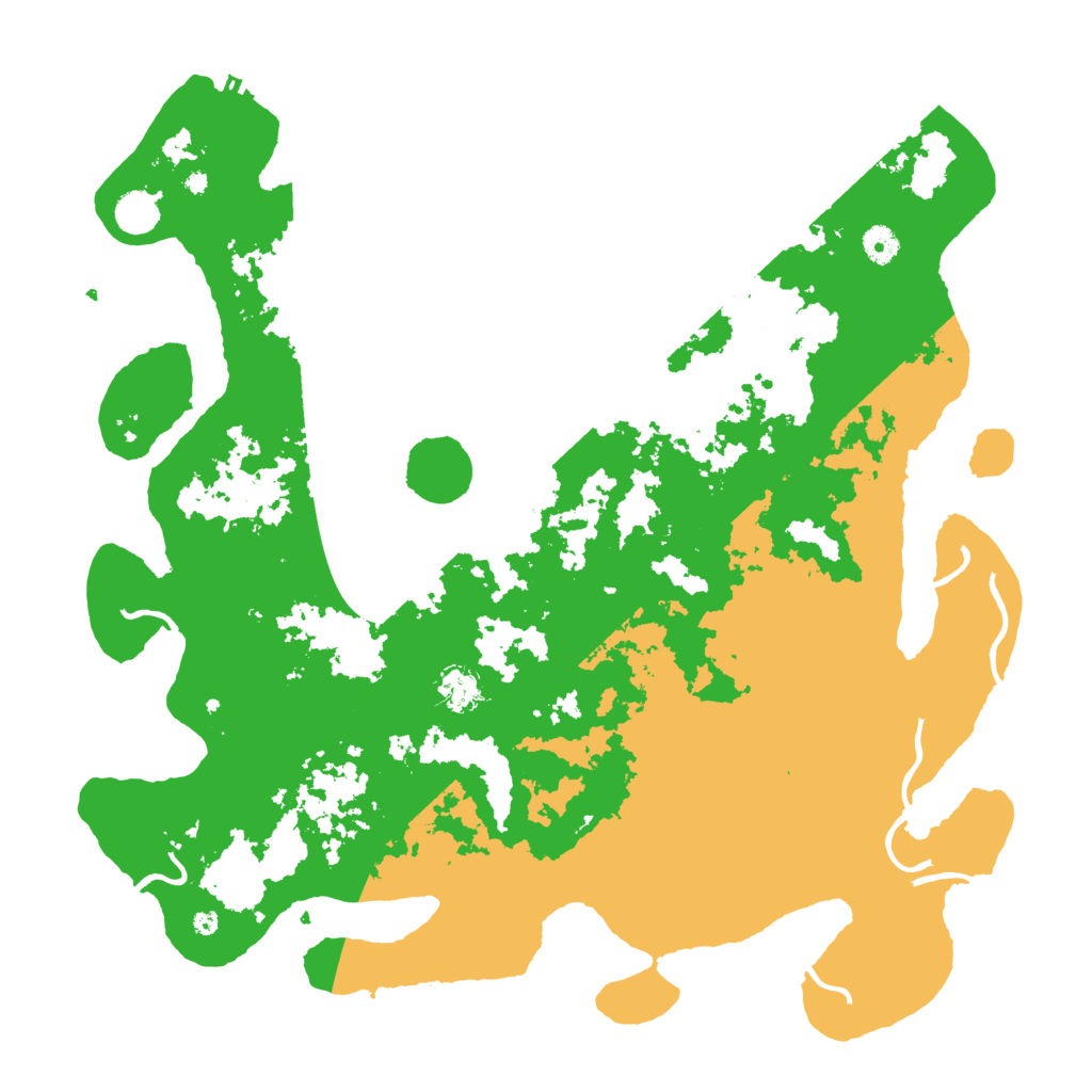 Biome Rust Map: Procedural Map, Size: 4500, Seed: 2092557362