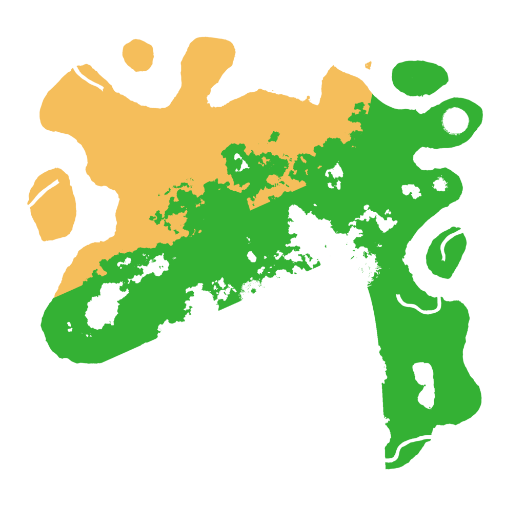 Biome Rust Map: Procedural Map, Size: 3500, Seed: 8404596