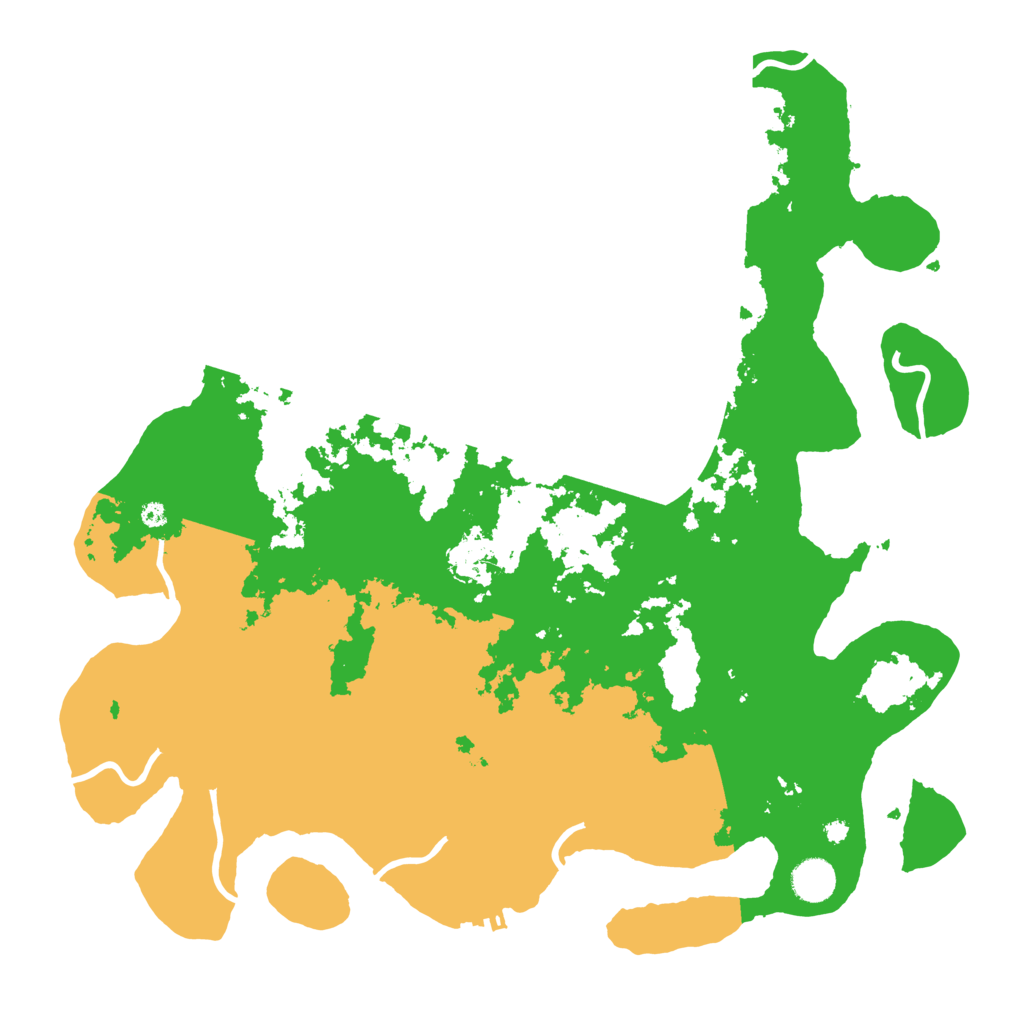 Biome Rust Map: Procedural Map, Size: 4096, Seed: 38625
