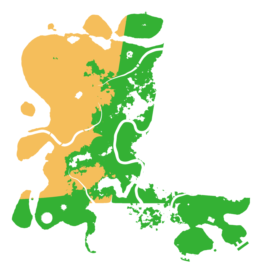 Biome Rust Map: Procedural Map, Size: 4250, Seed: 687124