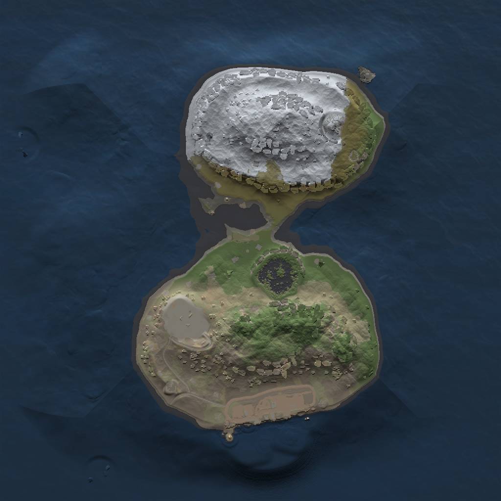 Rust Map: Procedural Map, Size: 1500, Seed: 15, 5 Monuments