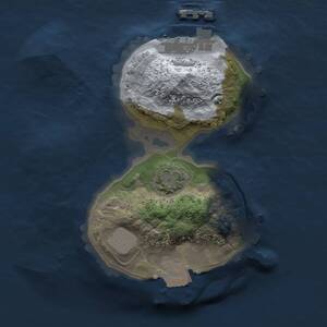 Thumbnail Rust Map: Procedural Map, Size: 1500, Seed: 15, 3 Monuments