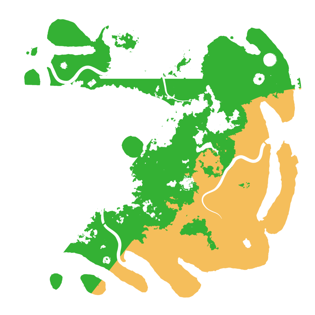 Biome Rust Map: Procedural Map, Size: 4200, Seed: 209048533