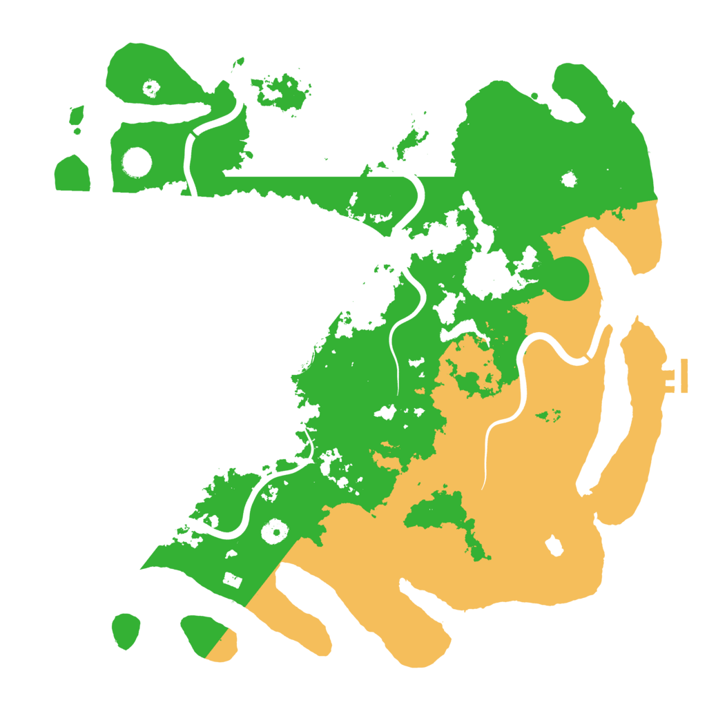 Biome Rust Map: Procedural Map, Size: 4200, Seed: 209048533
