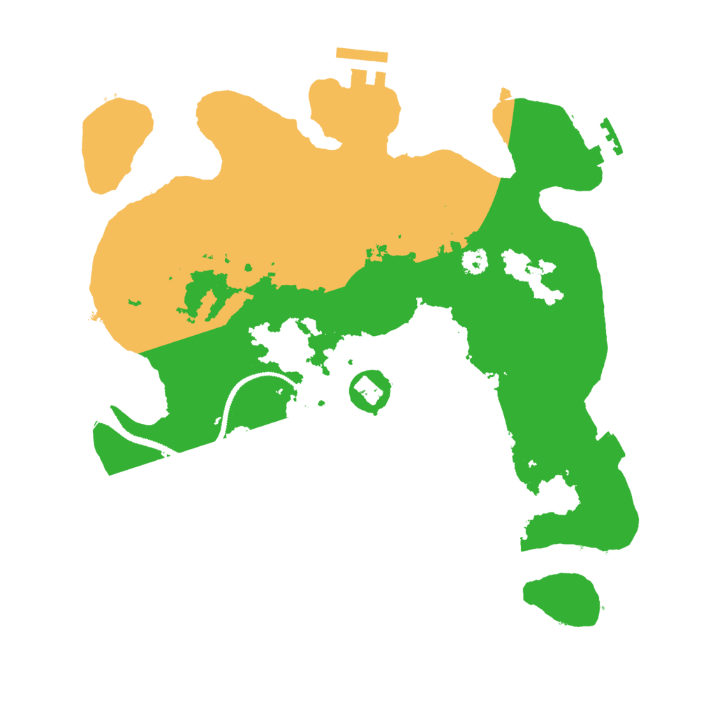 Biome Rust Map: Procedural Map, Size: 2800, Seed: 511461404