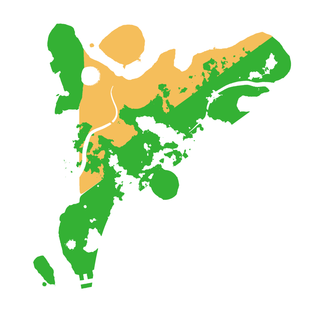 Biome Rust Map: Procedural Map, Size: 2999, Seed: 708784582