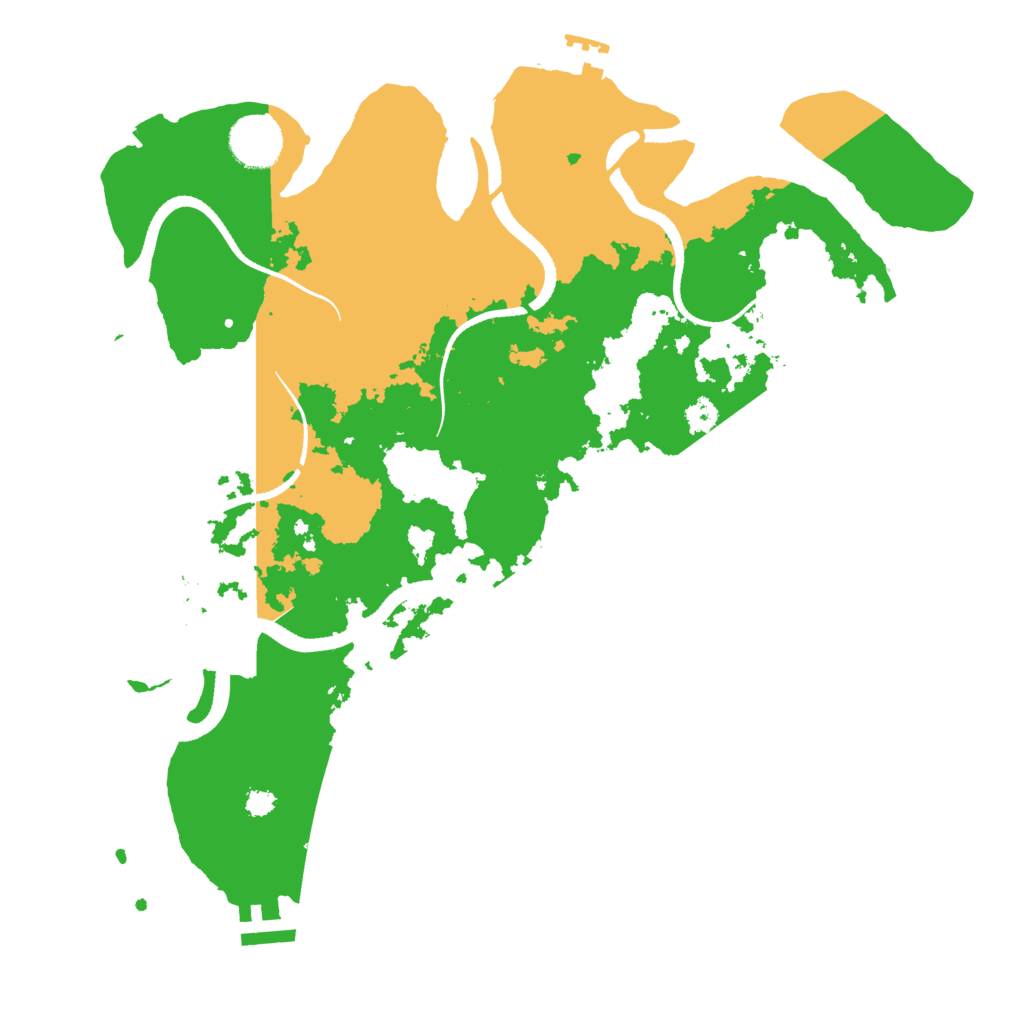 Biome Rust Map: Procedural Map, Size: 3400, Seed: 708784582