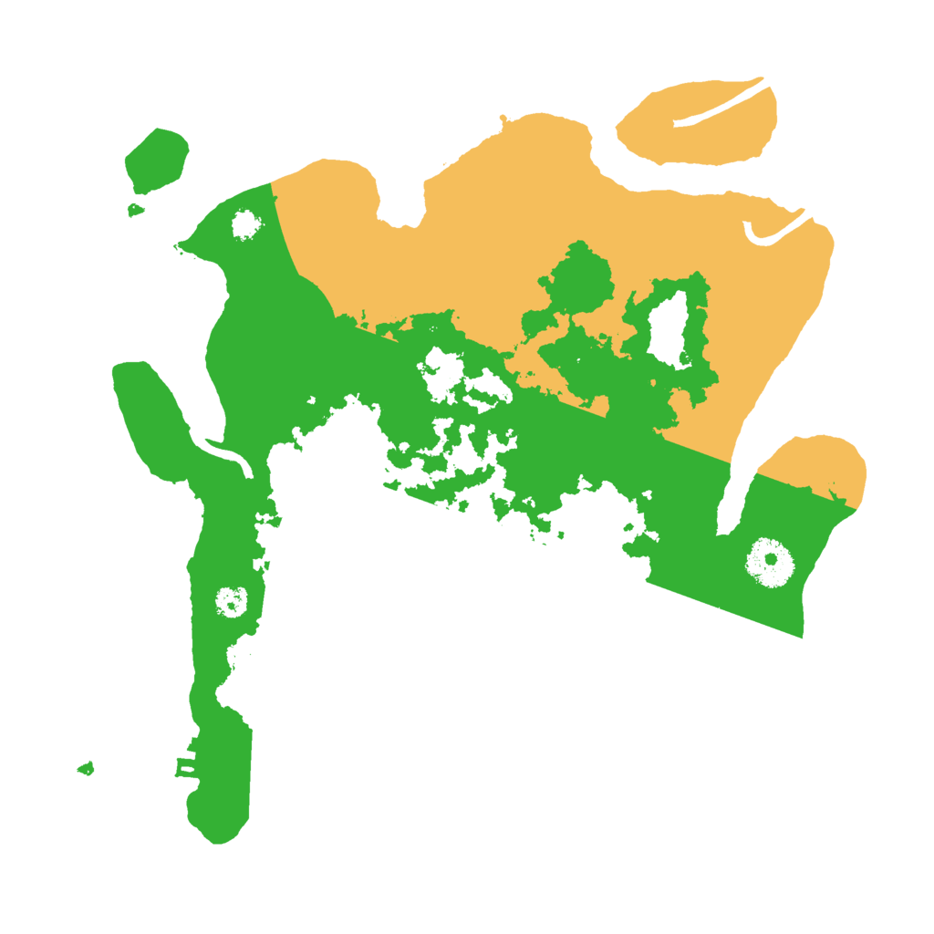 Biome Rust Map: Procedural Map, Size: 3000, Seed: 15312