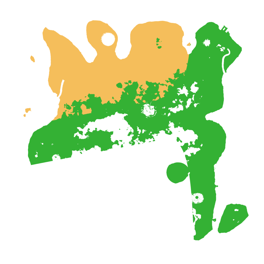 Biome Rust Map: Procedural Map, Size: 3500, Seed: 8785655