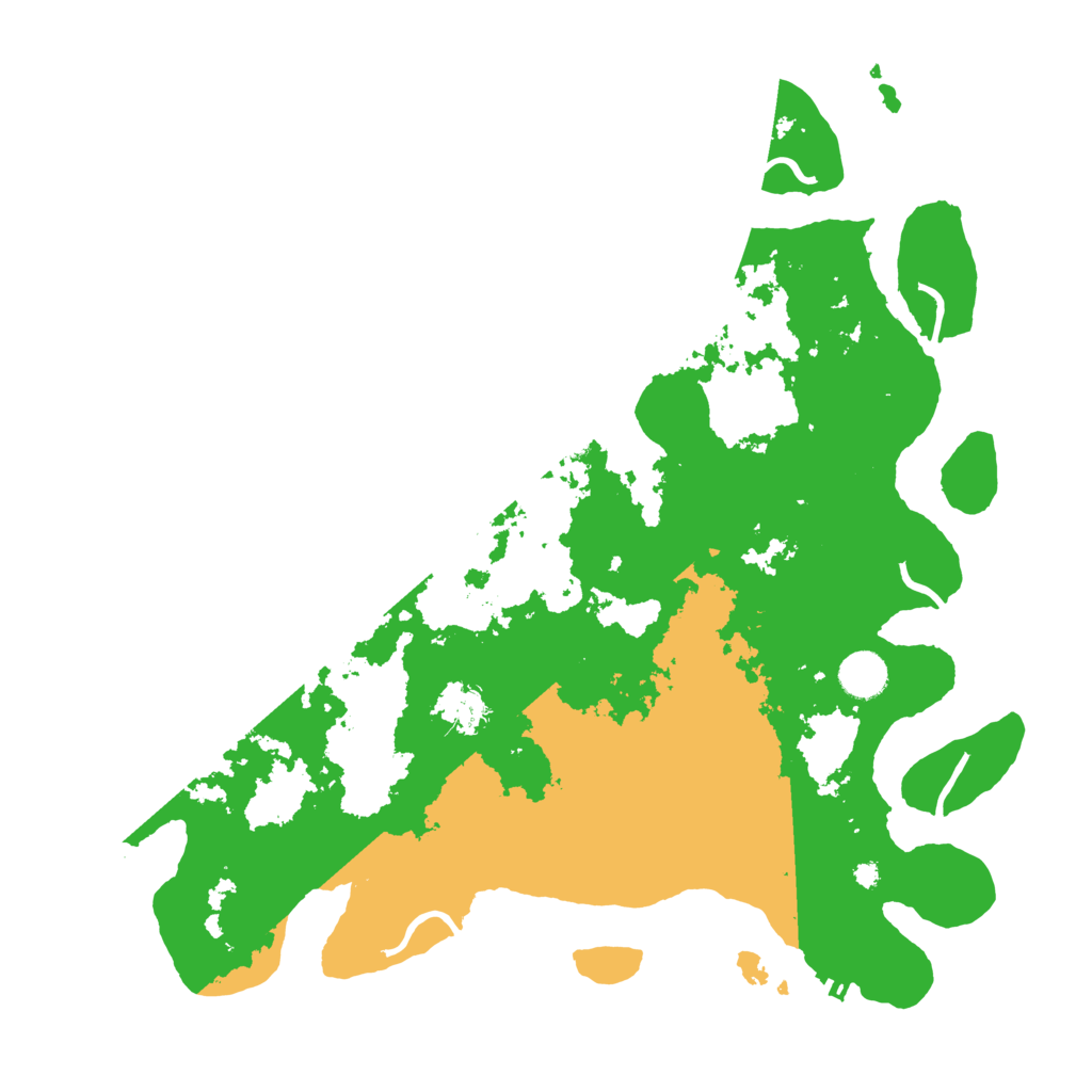 Biome Rust Map: Procedural Map, Size: 4000, Seed: 2147483635