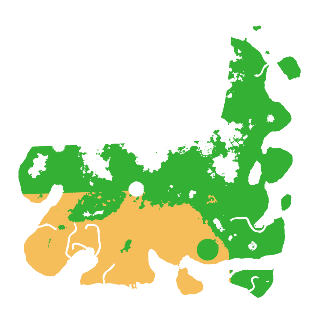 Biome Rust Map: Procedural Map, Size: 3850, Seed: 2103444483