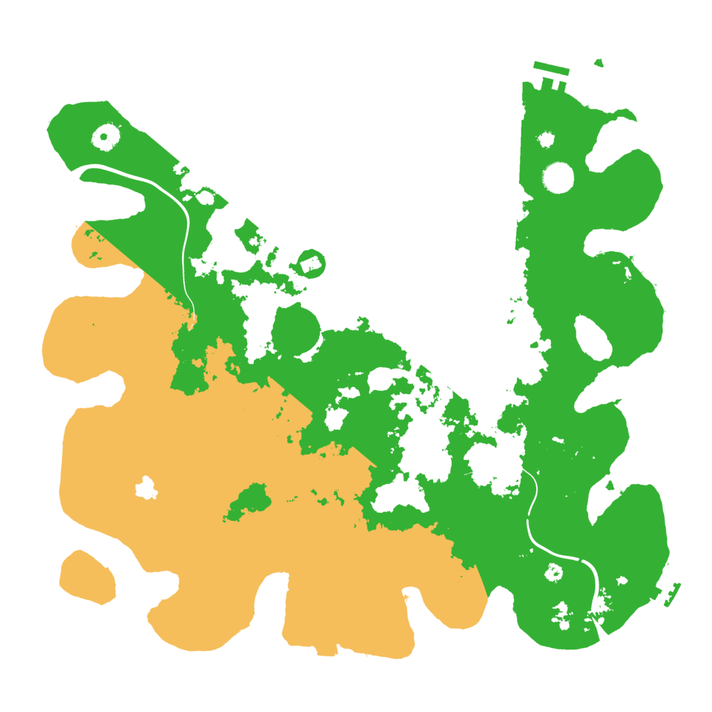 Biome Rust Map: Procedural Map, Size: 4000, Seed: 573349