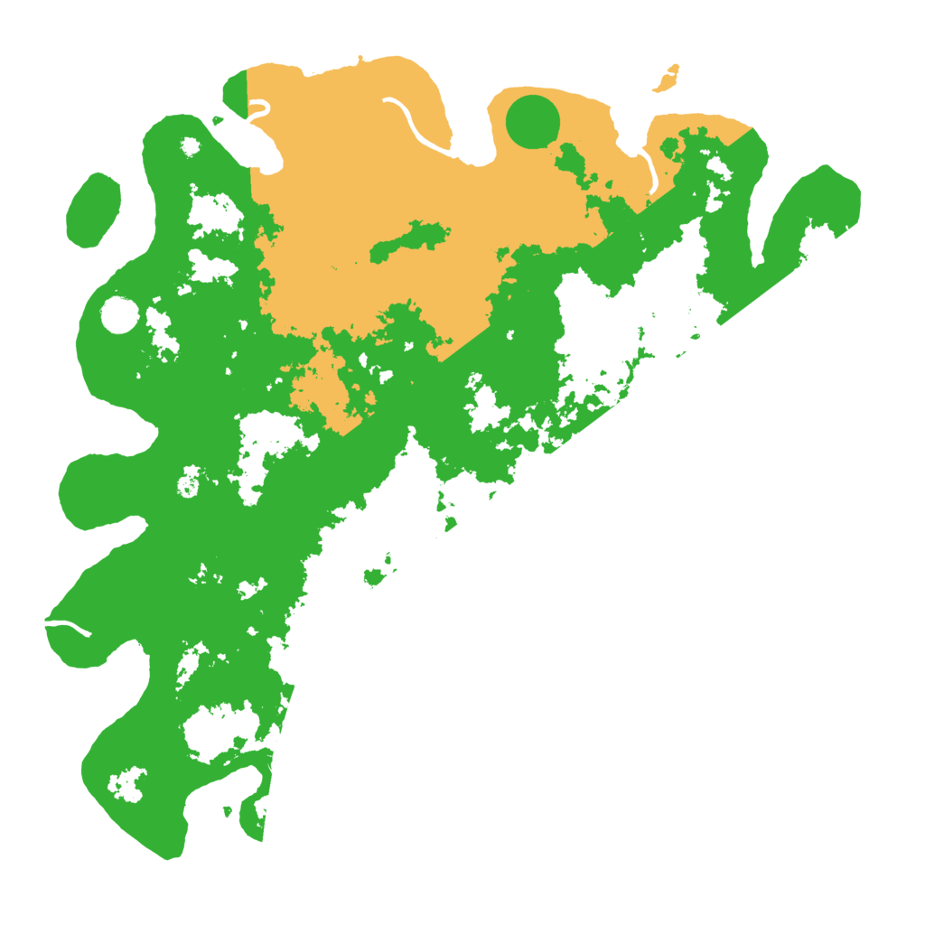 Biome Rust Map: Procedural Map, Size: 4500, Seed: 2088603102