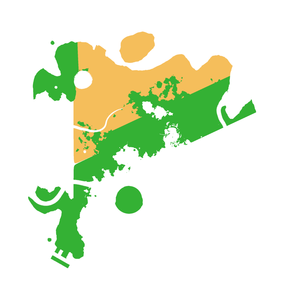 Biome Rust Map: Procedural Map, Size: 3000, Seed: 45656
