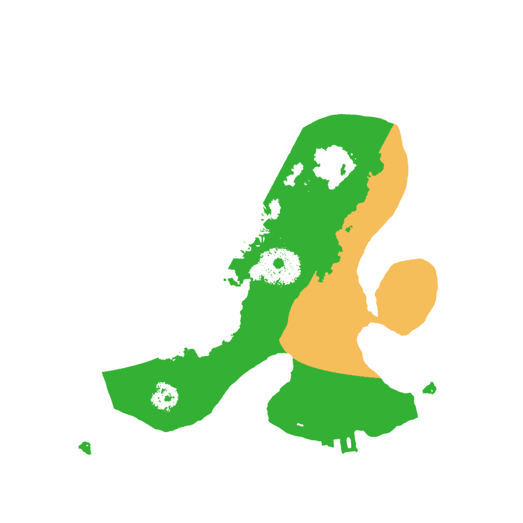 Biome Rust Map: Procedural Map, Size: 2000, Seed: 6754