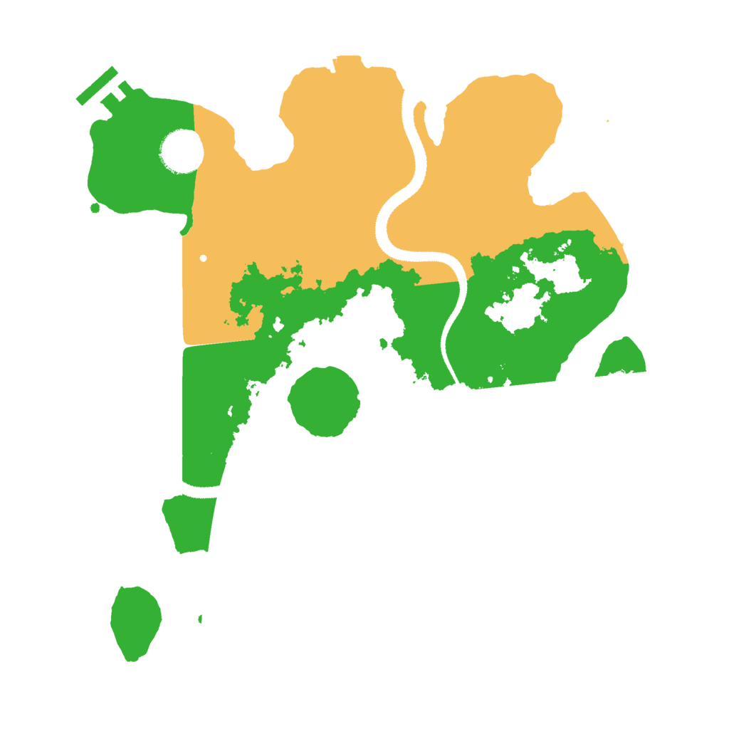 Biome Rust Map: Procedural Map, Size: 3000, Seed: 108269948