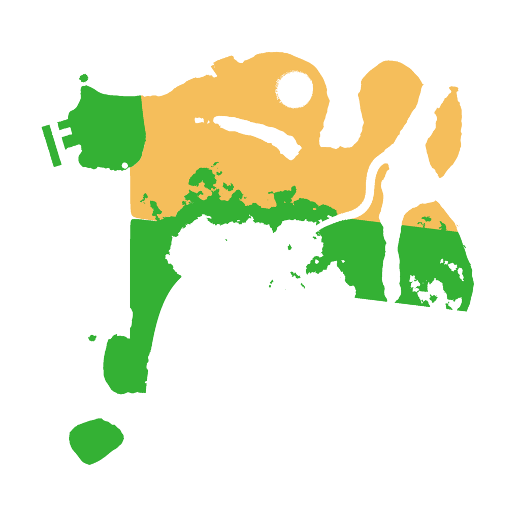 Biome Rust Map: Procedural Map, Size: 2500, Seed: 684154933