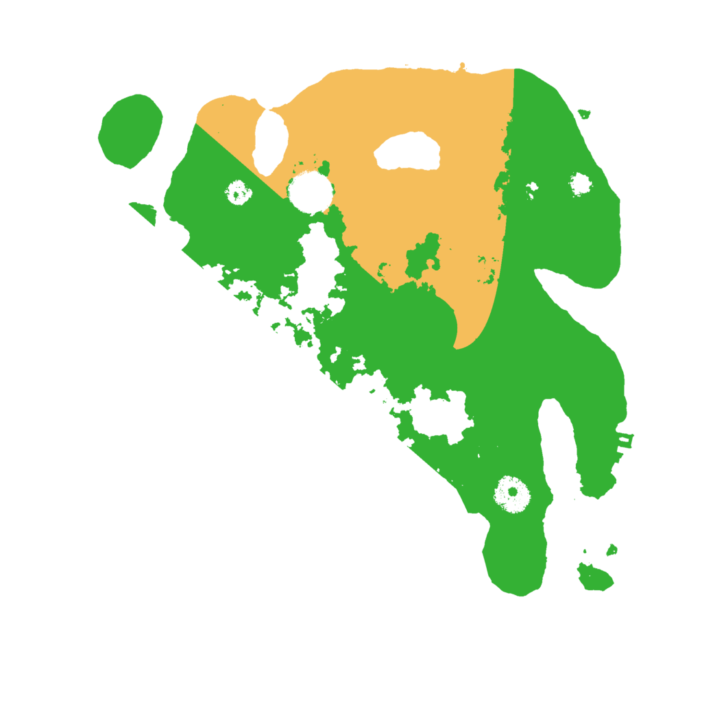 Biome Rust Map: Procedural Map, Size: 3000, Seed: 28299