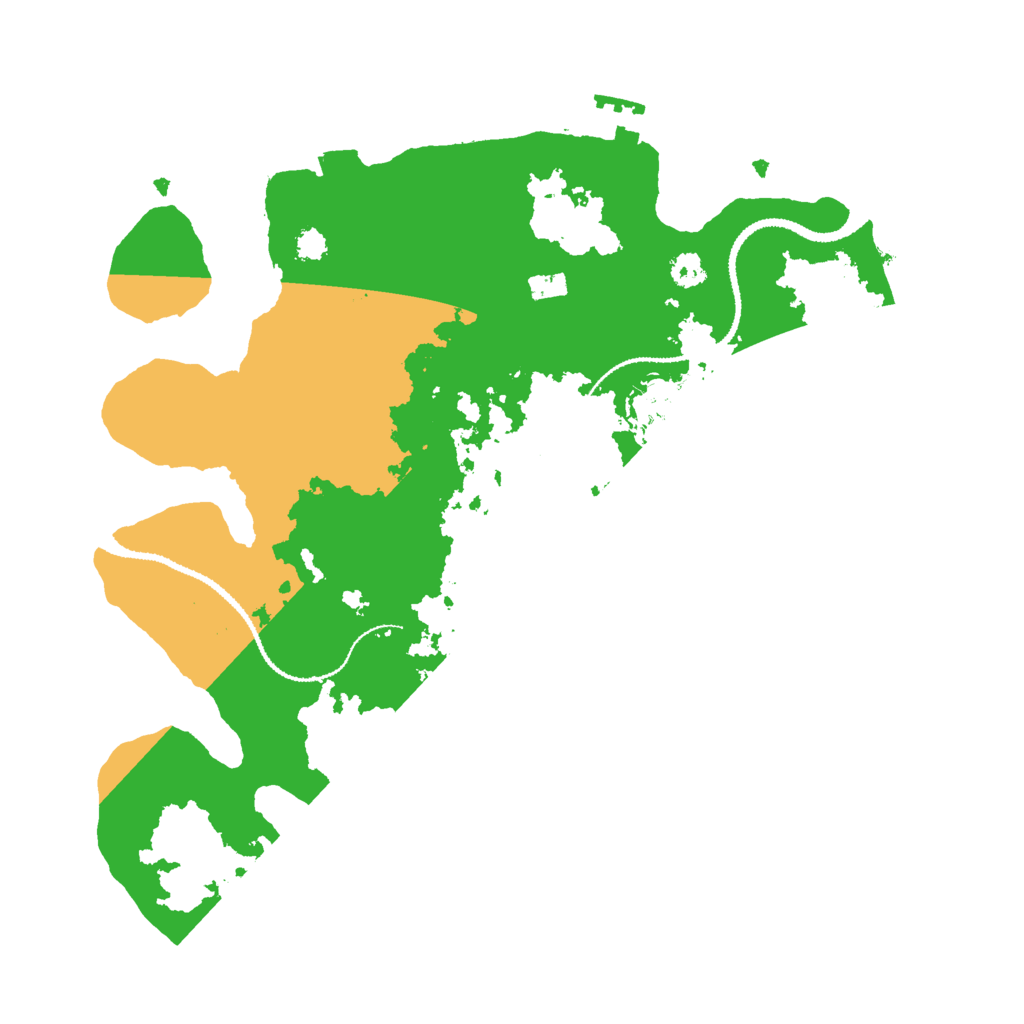 Biome Rust Map: Procedural Map, Size: 3000, Seed: 65853