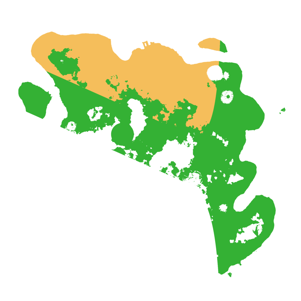 Biome Rust Map: Procedural Map, Size: 3500, Seed: 36949732