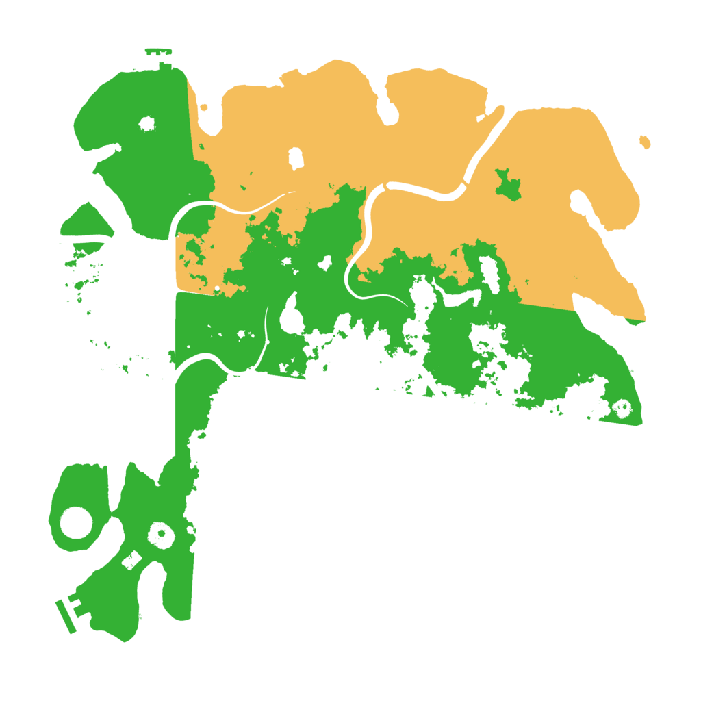 Biome Rust Map: Procedural Map, Size: 4000, Seed: 878628959