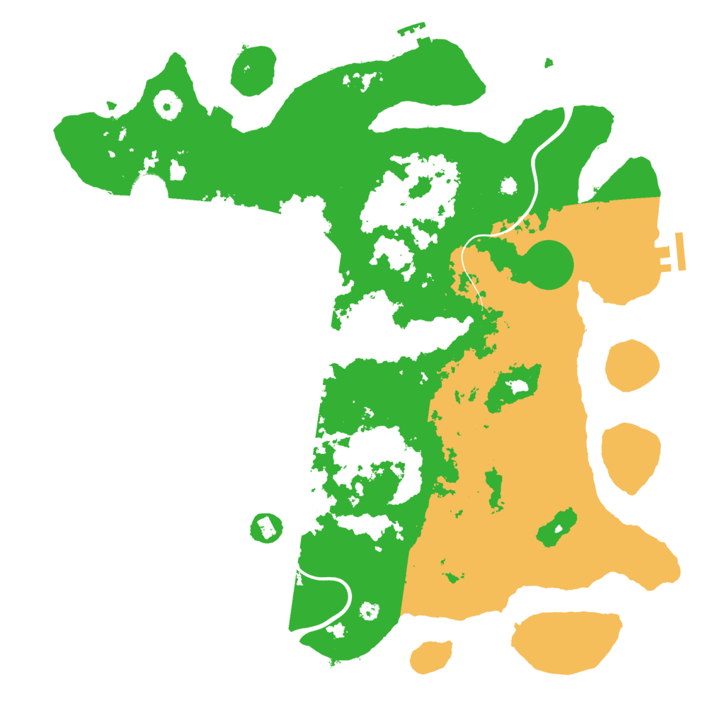 Biome Rust Map: Procedural Map, Size: 3850, Seed: 172645839