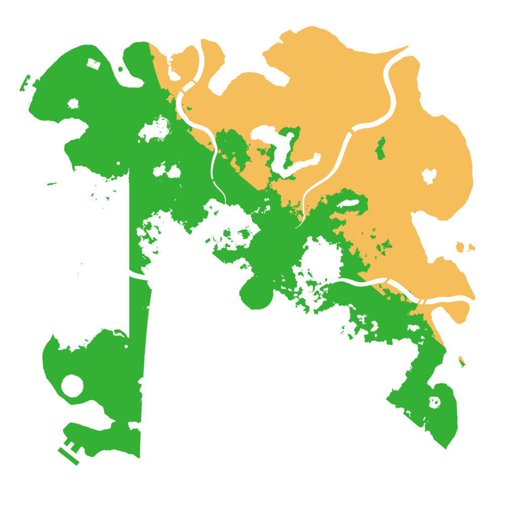 Biome Rust Map: Procedural Map, Size: 4300, Seed: 122728359