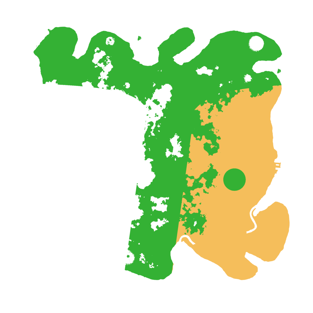 Biome Rust Map: Procedural Map, Size: 3700, Seed: 17728321