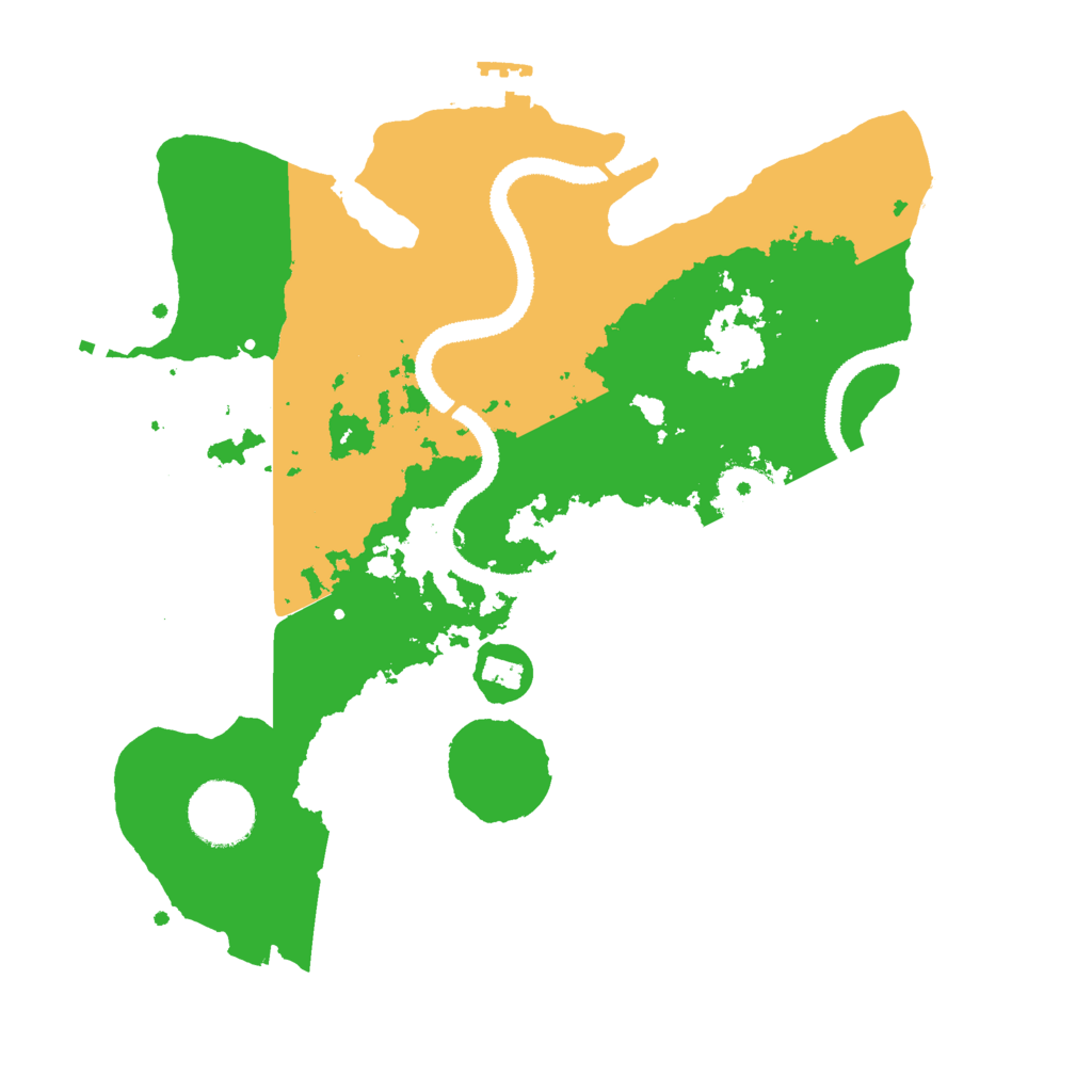 Biome Rust Map: Procedural Map, Size: 3000, Seed: 8788