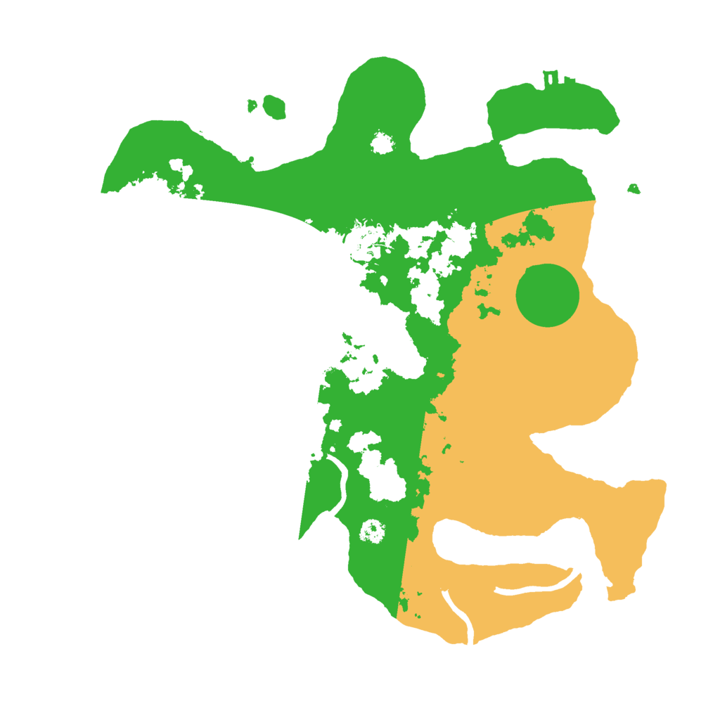 Biome Rust Map: Procedural Map, Size: 3000, Seed: 1191256377