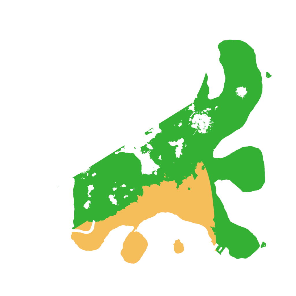Biome Rust Map: Procedural Map, Size: 2500, Seed: 1801134427