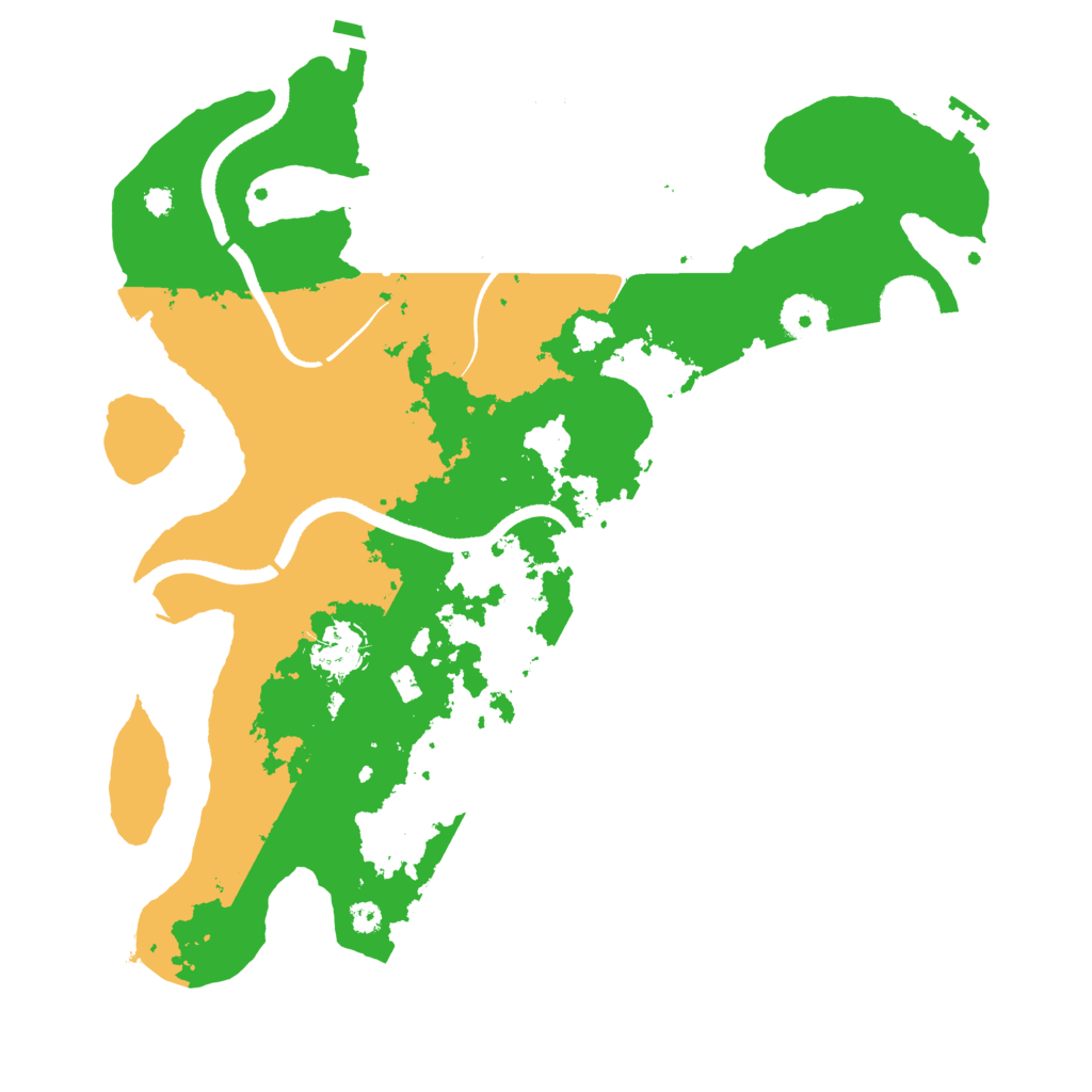 Biome Rust Map: Procedural Map, Size: 3500, Seed: 480511287