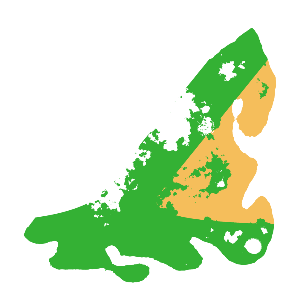 Biome Rust Map: Barren, Size: 3500, Seed: 426768353