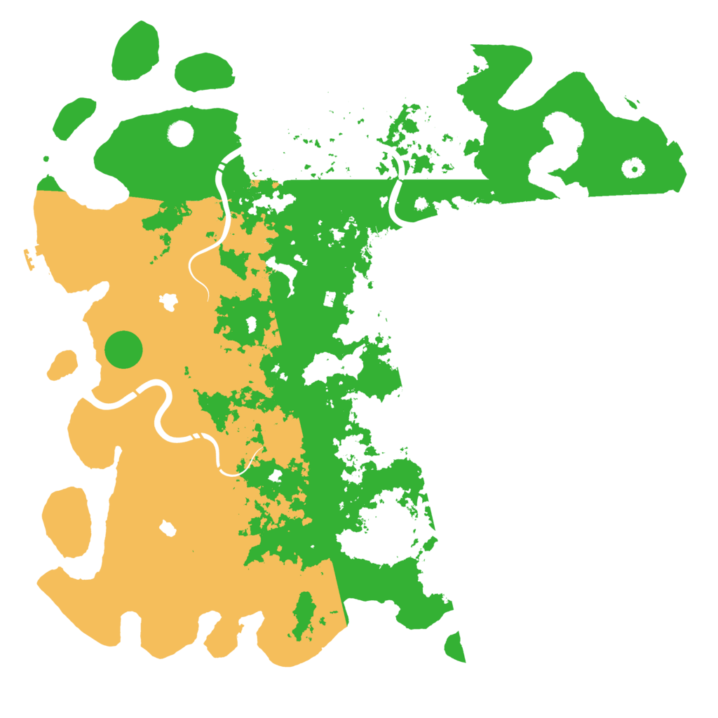 Biome Rust Map: Procedural Map, Size: 5000, Seed: 74
